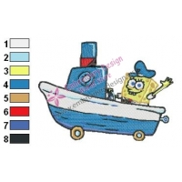 SpongeBob SquarePants Embroidery Design 17